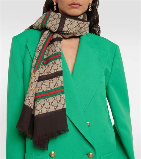 gucci christmas scarf|Gucci handkerchief scarf.